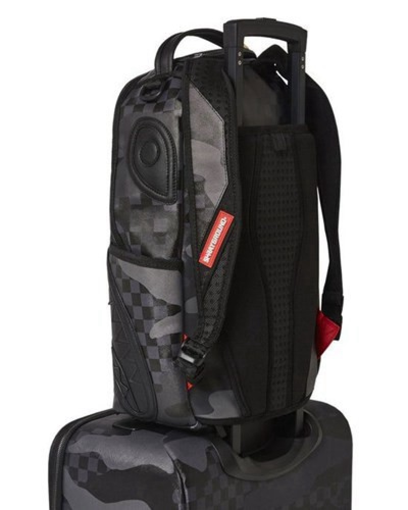 Camo Sprayground 3am Never Sleep Jetsetter Carry-on Luggage | 89265-RGFJ