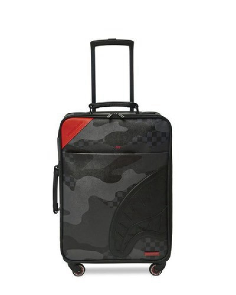 Camo Sprayground 3am Never Sleep Jetsetter Carry-on Luggage | 89265-RGFJ