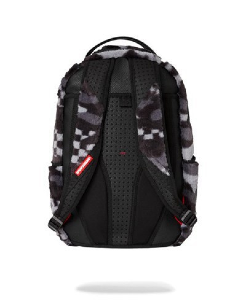 Camo Sprayground 3am Plush Aspen Highlands Backpacks | 48972-WSVN