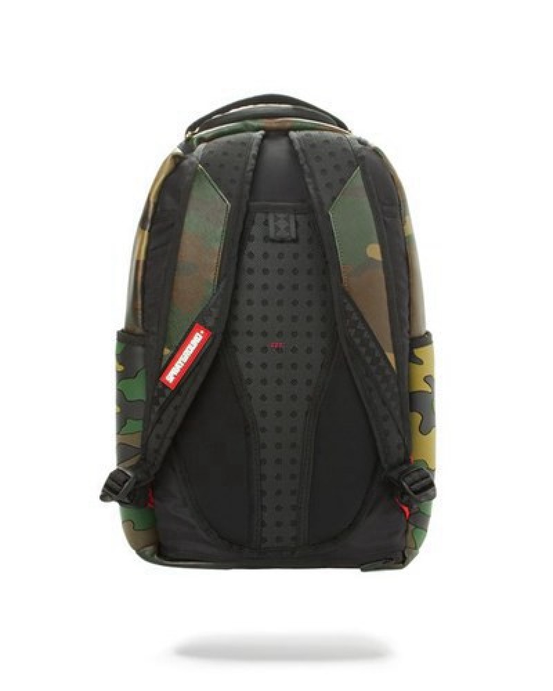 Camo Sprayground Bodyguard (Camo) Backpacks | 32186-PCDW