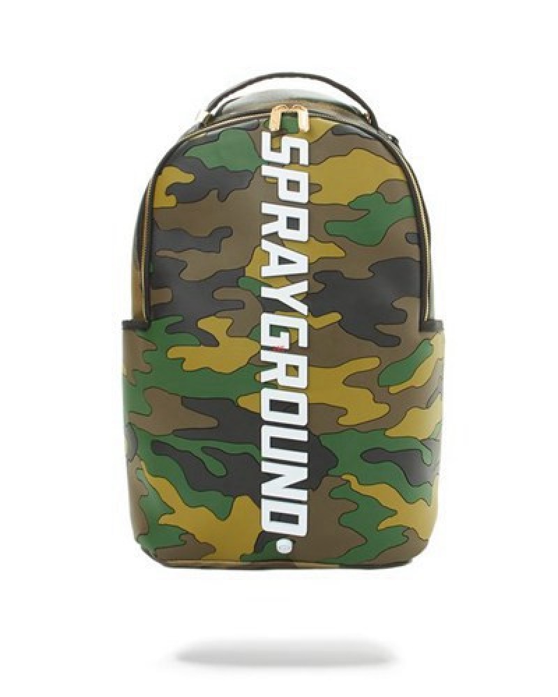 Camo Sprayground Bodyguard (Camo) Backpacks | 32186-PCDW