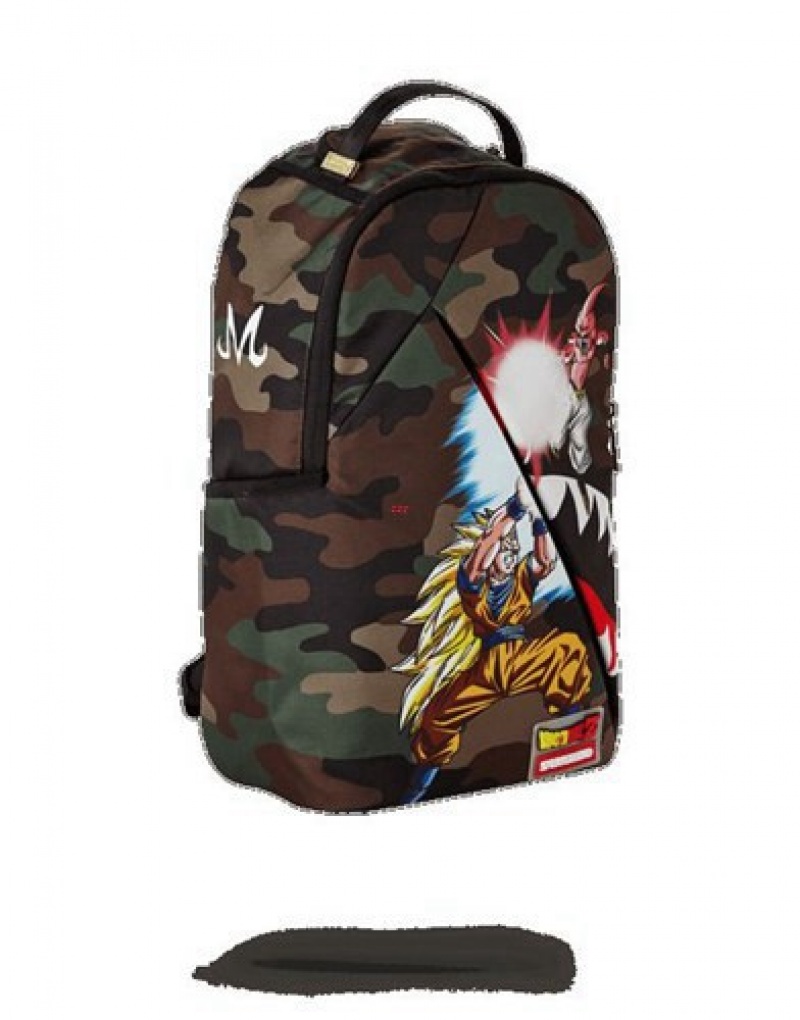 Camo Sprayground Goku Backpacks | 14623-OPTX