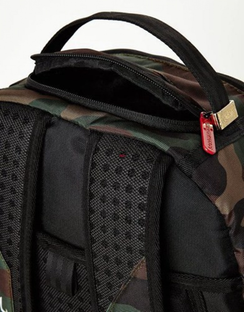 Camo Sprayground Goku Backpacks | 14623-OPTX