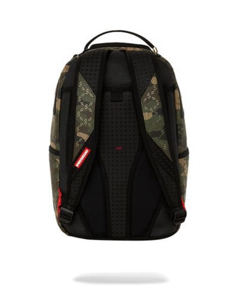 Camo Sprayground Lasers Blazin (Dlxv) Backpacks | 97413-SRCL