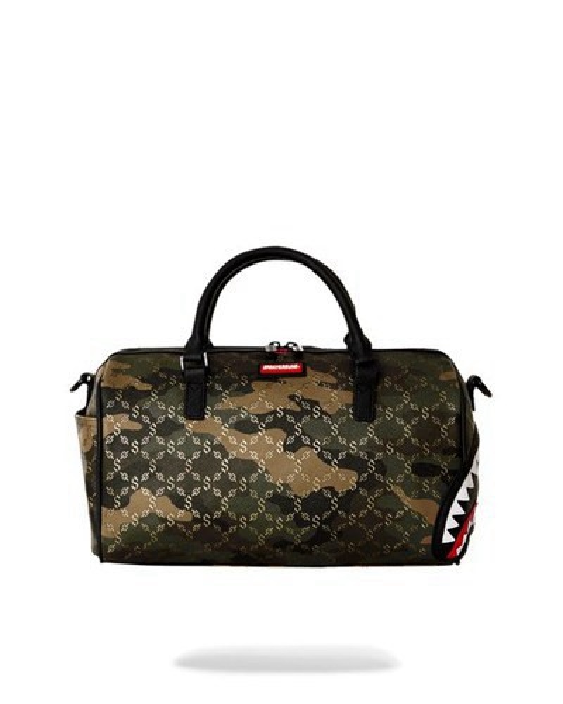 Camo Sprayground Lasers Blazin Mini Duffle Bags | 58973-EDKR