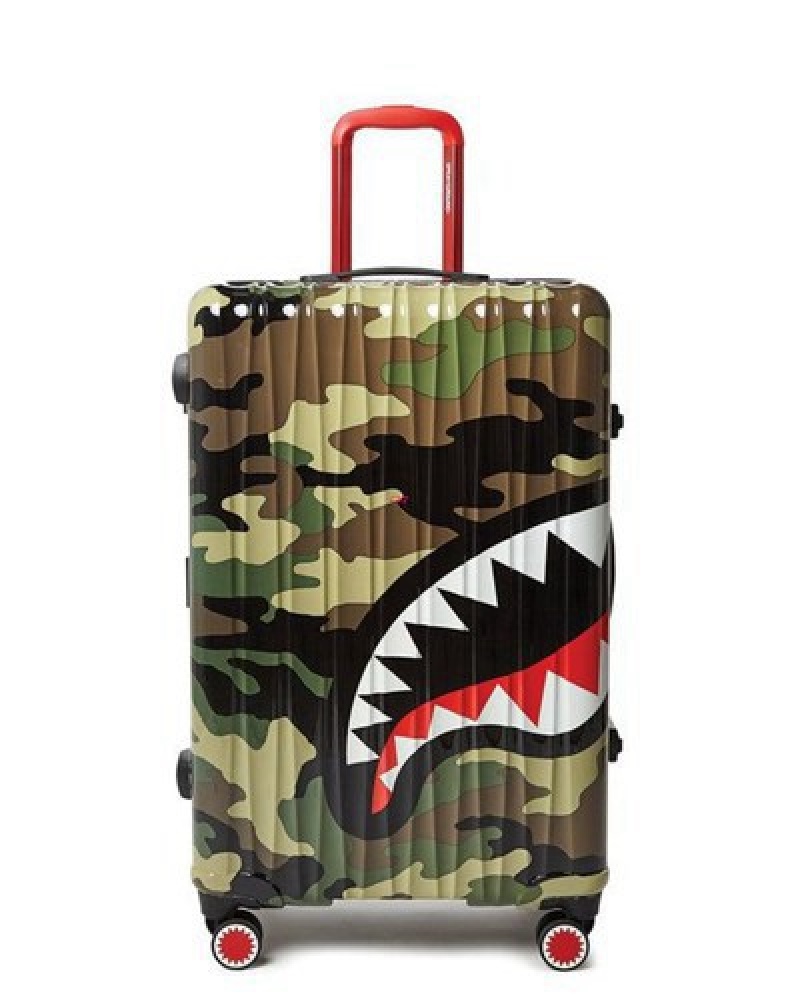 Camo Sprayground Sharknautics (Camo) 29.5 Full-size Luggage Set | 94613-XRPG