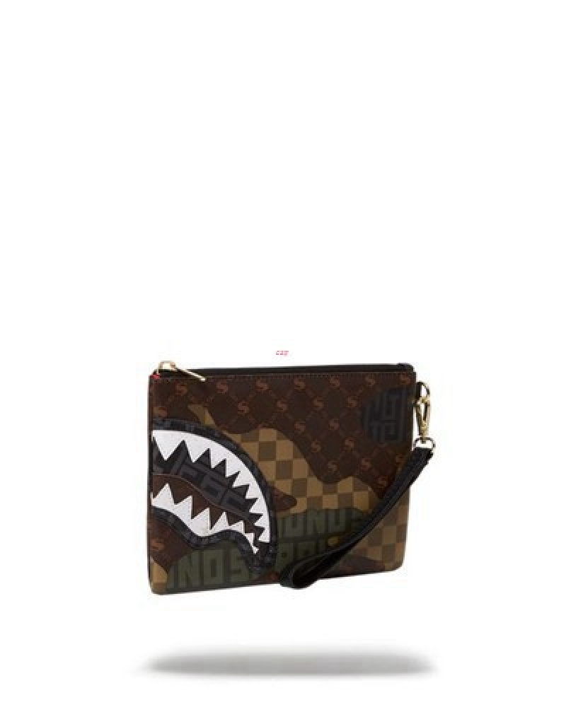 Camo Sprayground Stealth Mode Crossover Clutch Bag | 05187-KXZM