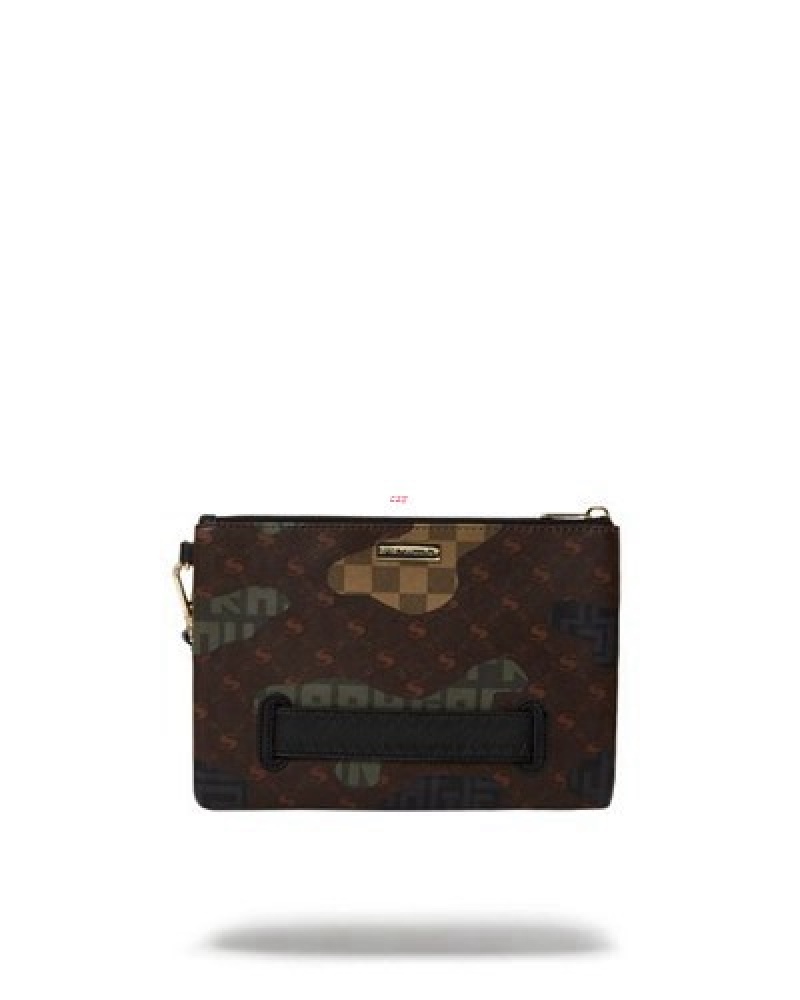 Camo Sprayground Stealth Mode Crossover Clutch Bag | 05187-KXZM