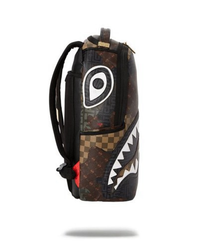 Camo Sprayground Stealth Mode (Dlxv) Backpacks | 15790-MDAT