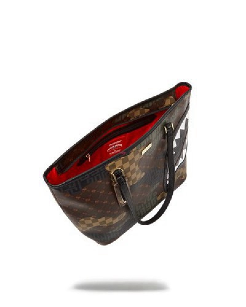 Camo Sprayground Stealth Mode Tote Bags | 79302-EONR