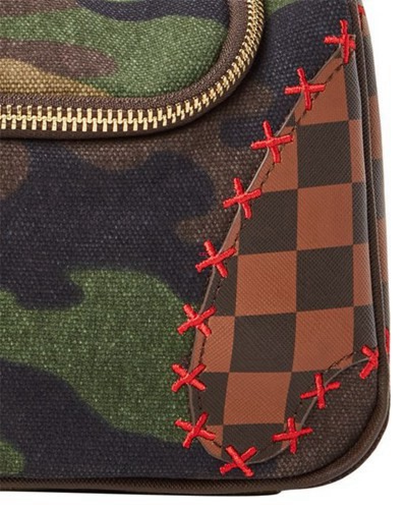 Camo Sprayground The Paradoxx Shark Bags | 07925-RDQJ