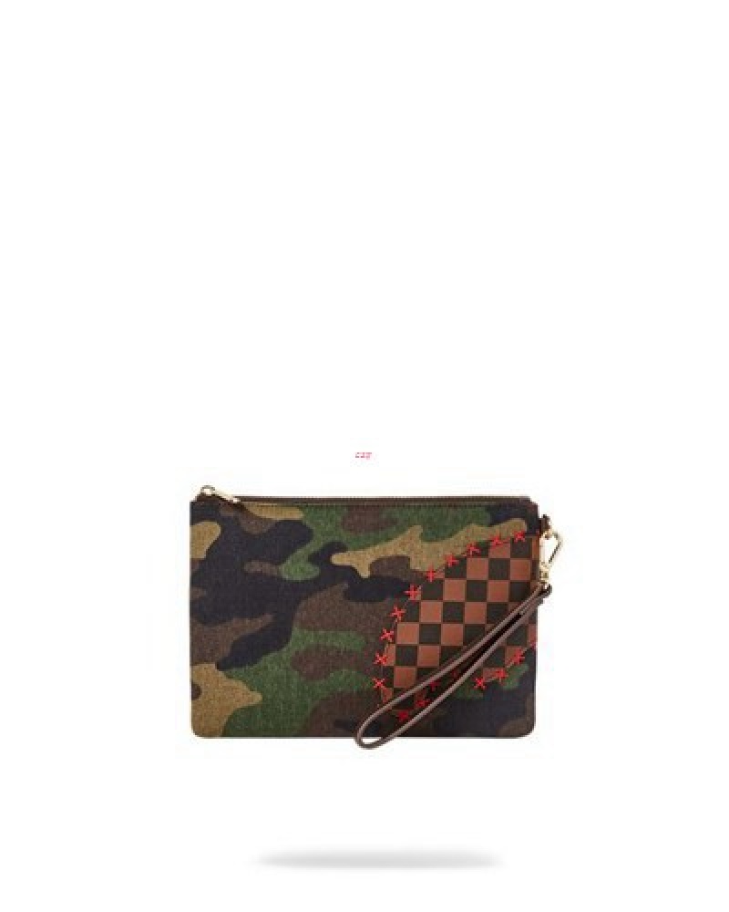 Camo Sprayground The Paradoxx Shark Crossover Clutch Bag | 67319-IJBP