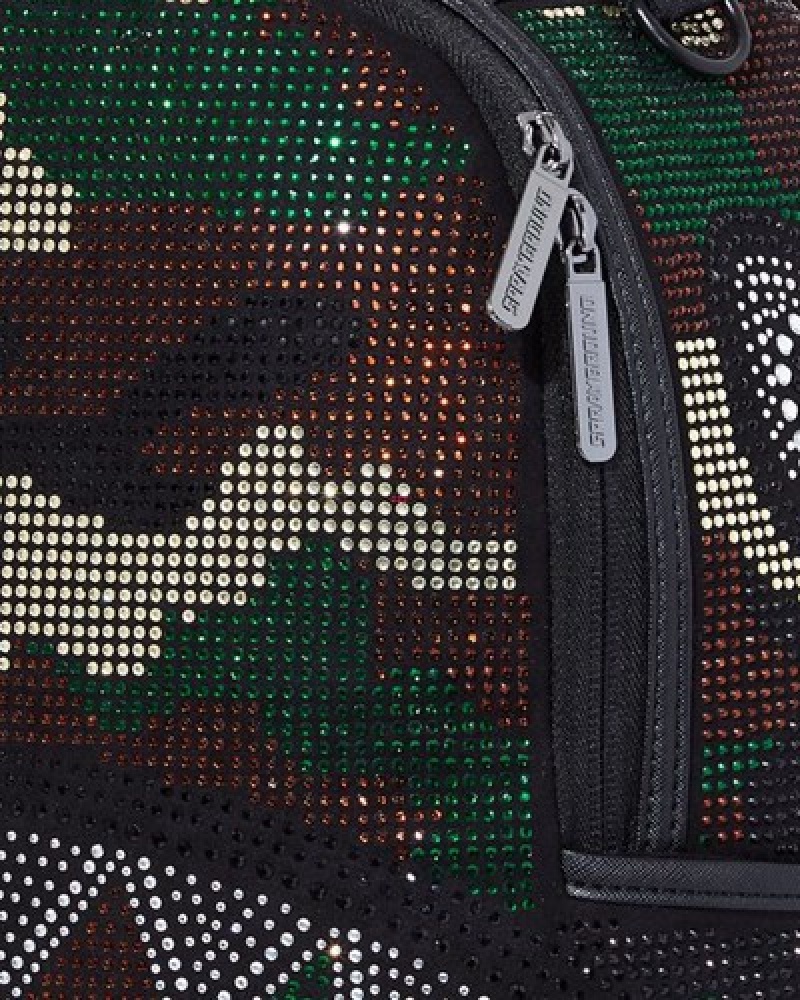 Camo Sprayground Trinity (Dlxv) Backpacks | 35864-GHAD