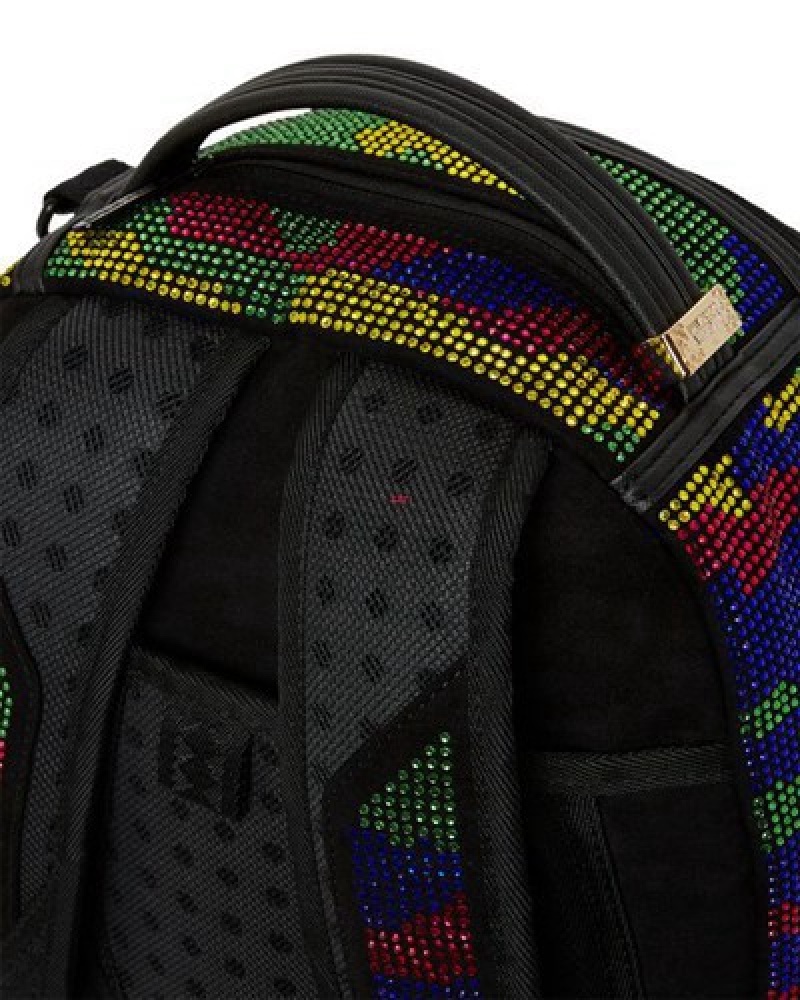 Camo Sprayground Trinity Inverted Reality Backpacks | 27380-PHAN