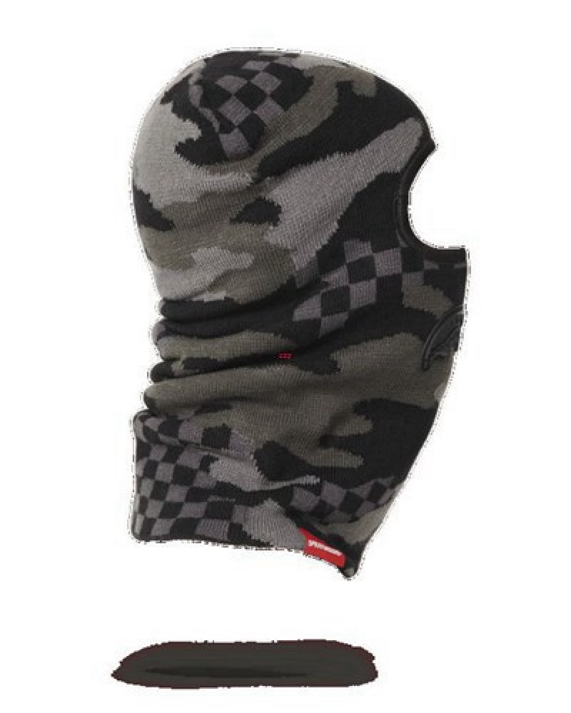 Dark Grey Sprayground 3am Never Sleep Ski Masks | 97052-YDPZ