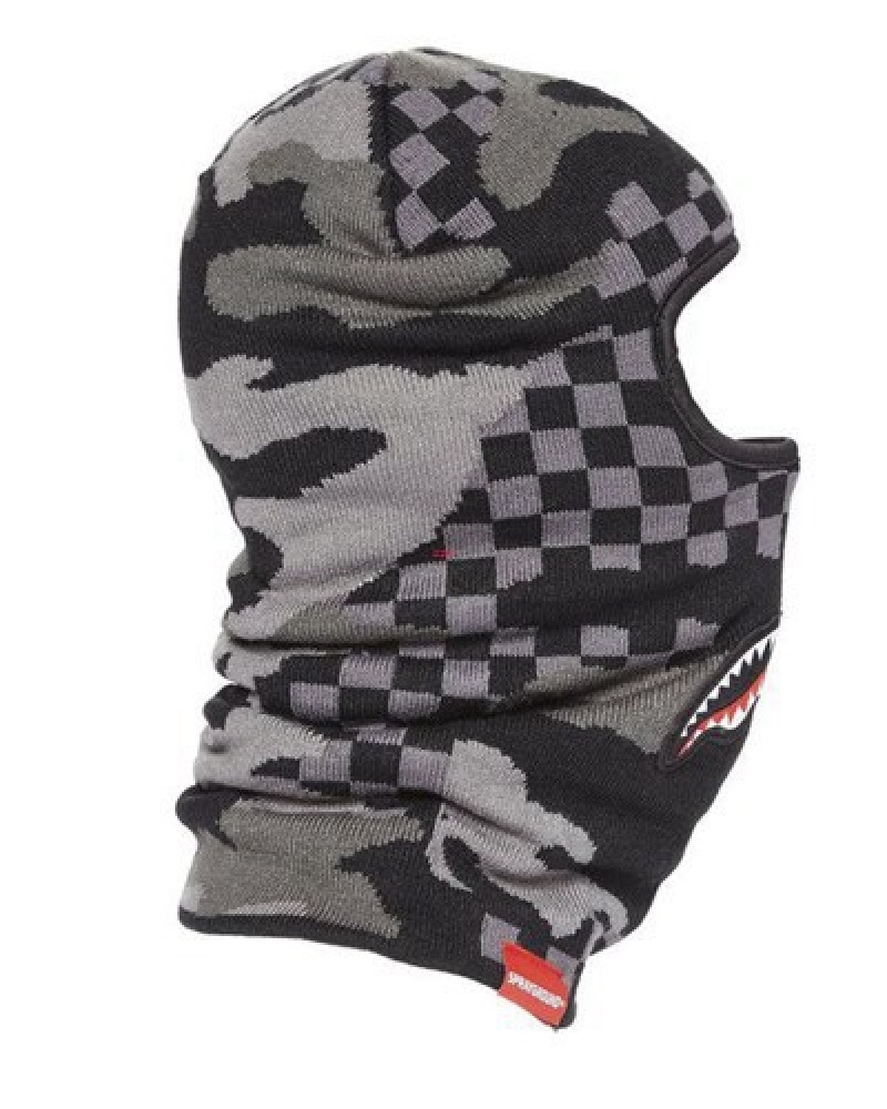 Dark Grey Sprayground 3am Ski Masks | 81497-XDOS