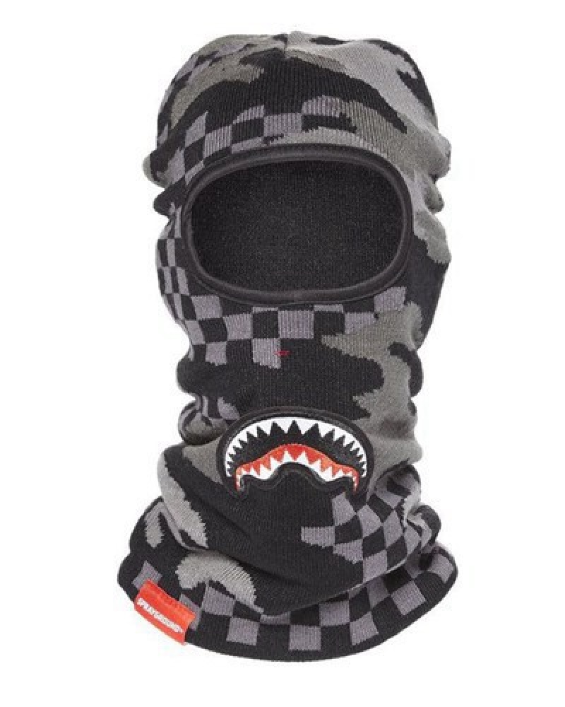 Dark Grey Sprayground 3am Ski Masks | 81497-XDOS