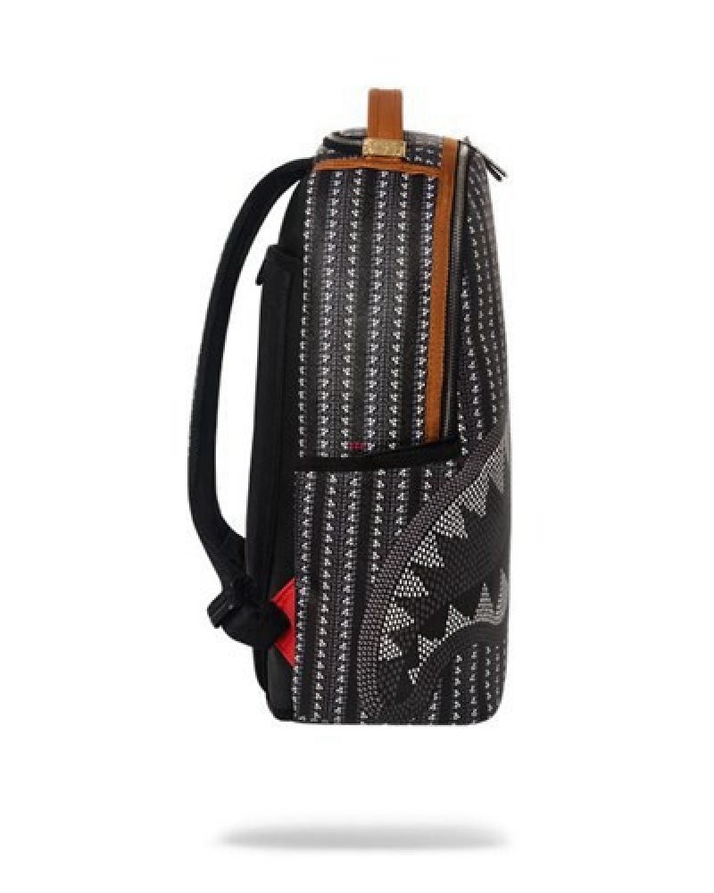 Dark Grey Sprayground Illuchains (Dlxv) Backpacks | 38971-WZXA