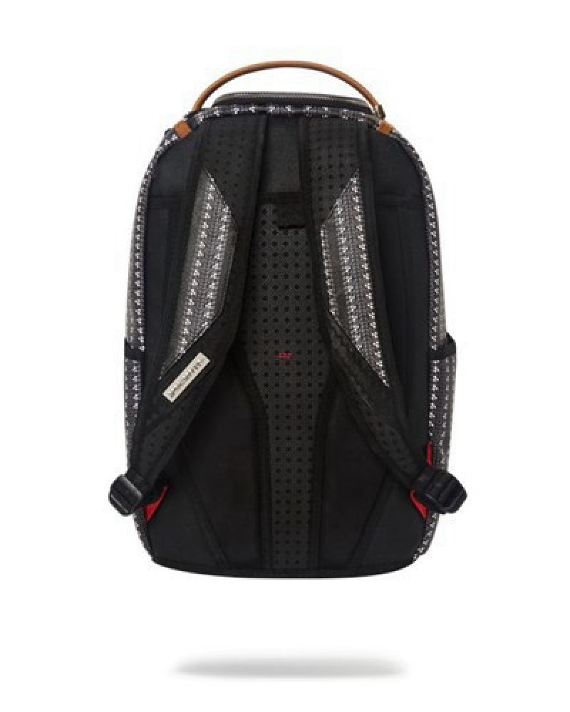 Dark Grey Sprayground Illuchains (Dlxv) Backpacks | 38971-WZXA