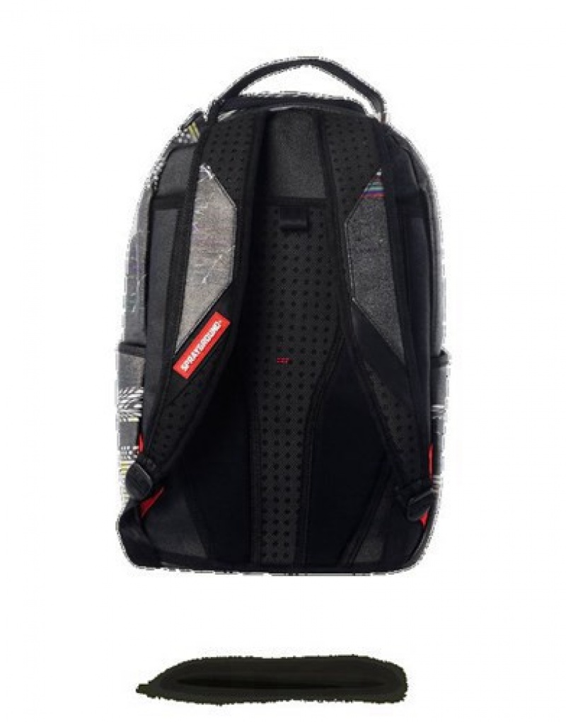 Dark Grey Sprayground Player #1 Backpacks | 17592-LFVA