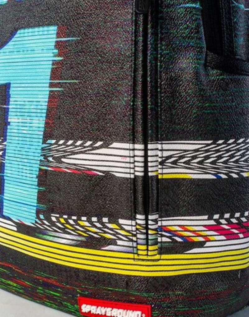 Dark Grey Sprayground Player #1 Backpacks | 17592-LFVA