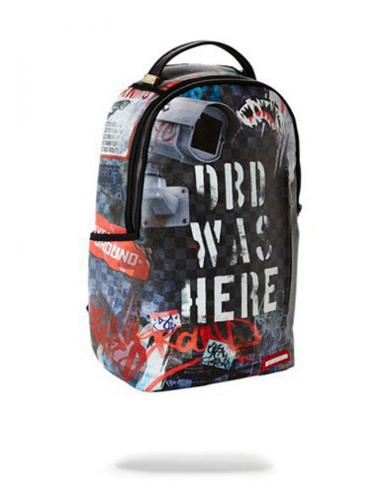 Dark Grey Sprayground Post No Bills Exclusive Backpacks | 47503-CKMO