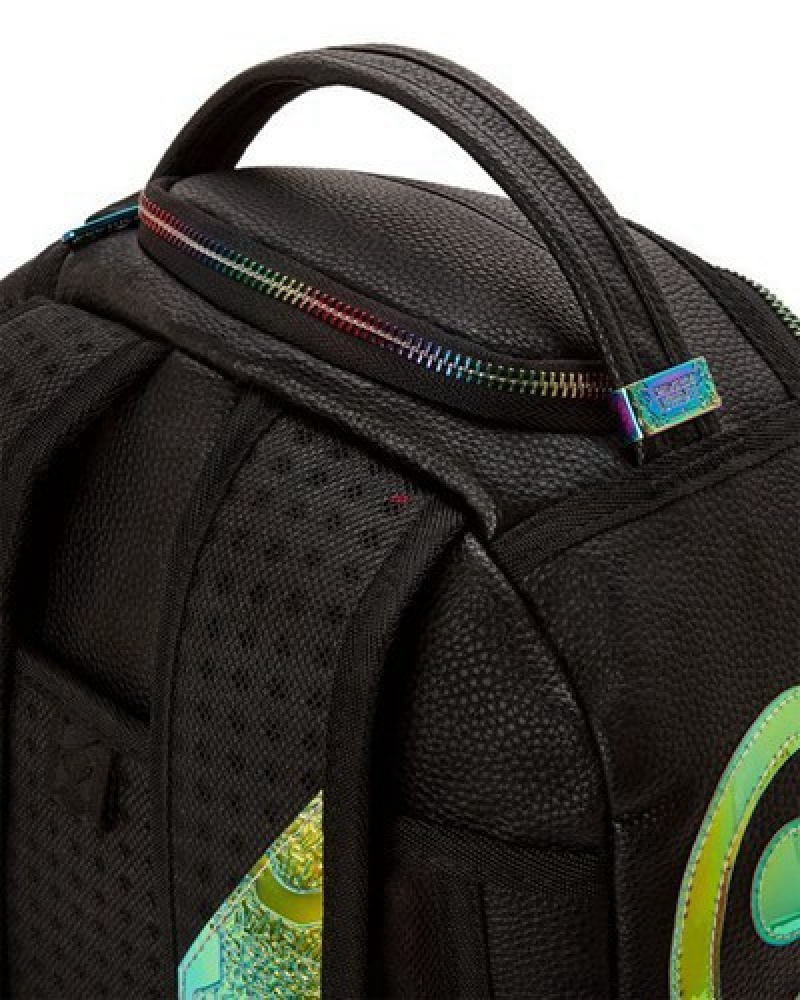 Gold Sprayground Magic City (Dlxv) Backpacks | 17960-NQFK