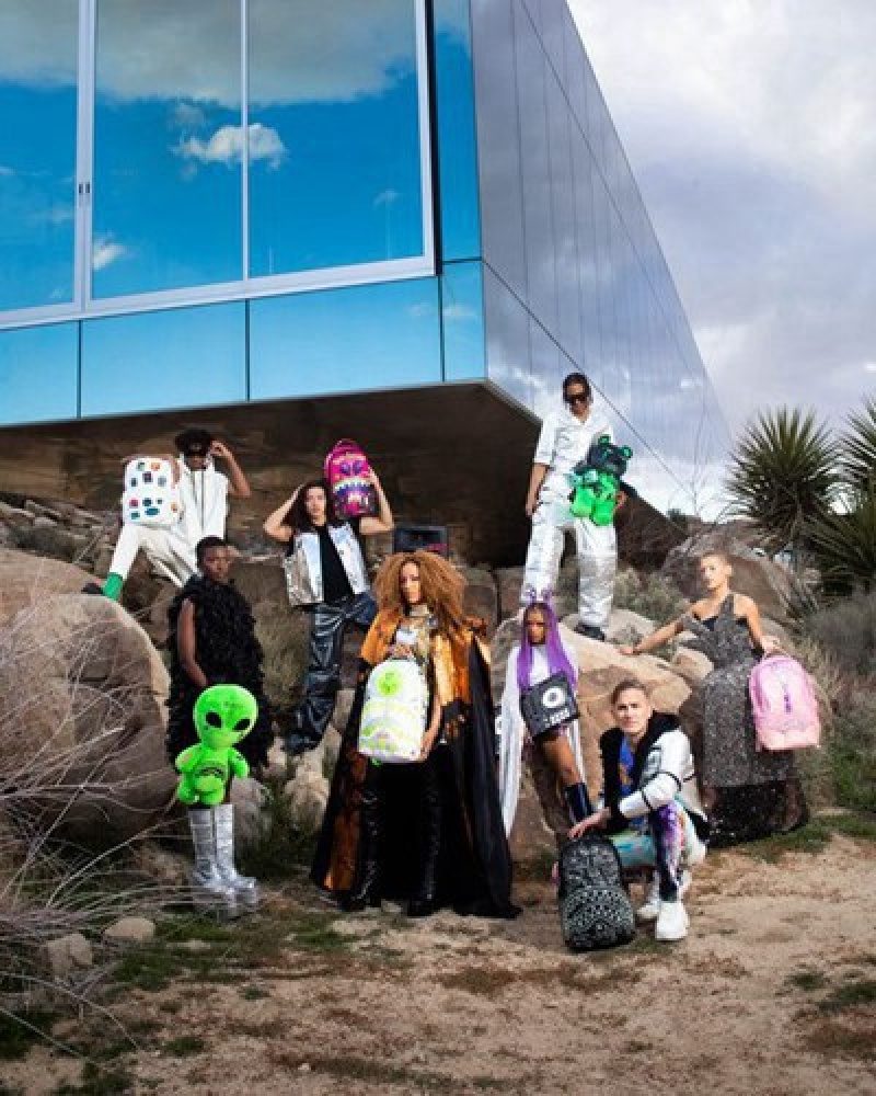 Green Sprayground Alien Plush Backpacks | 14983-BMTU