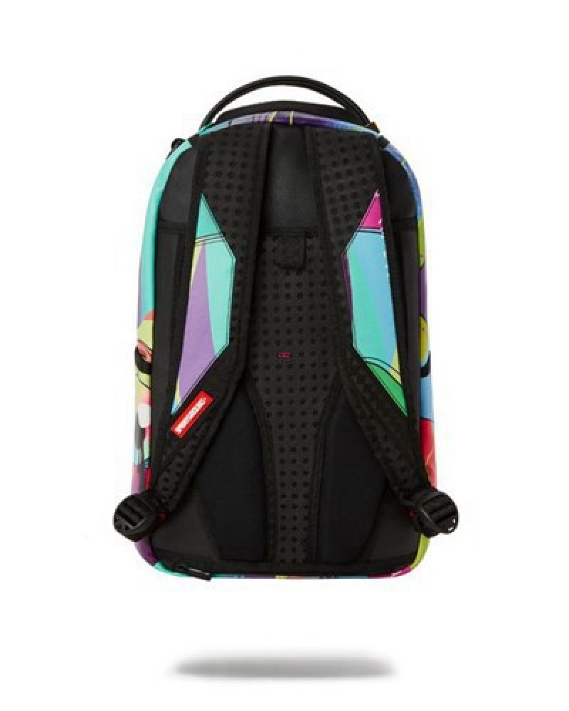 Green Sprayground Beautiful Nightmare (Dlxv) Backpacks | 04621-GYHI