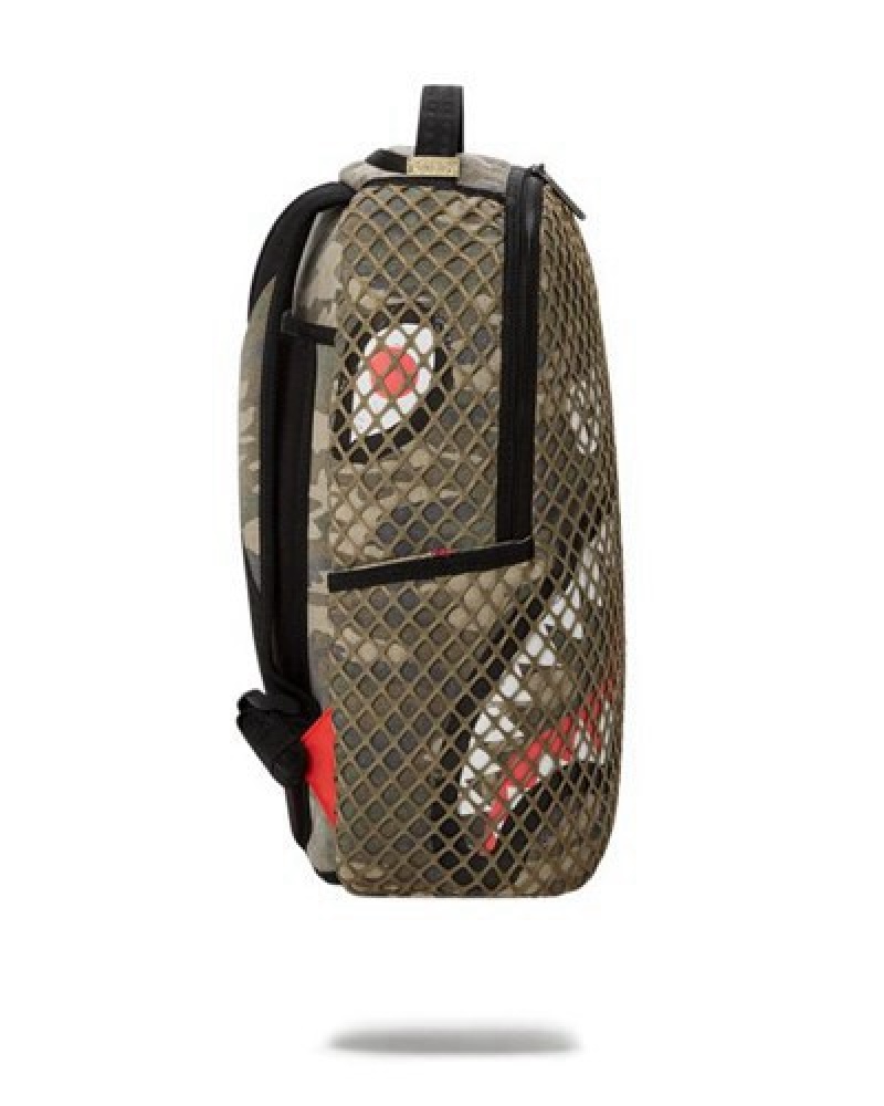 Green Sprayground Call Of Duty Secret Mission Backpacks | 04965-ZBWQ