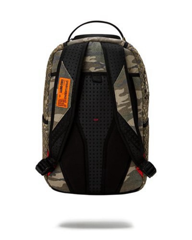 Green Sprayground Call Of Duty Secret Mission Backpacks | 04965-ZBWQ