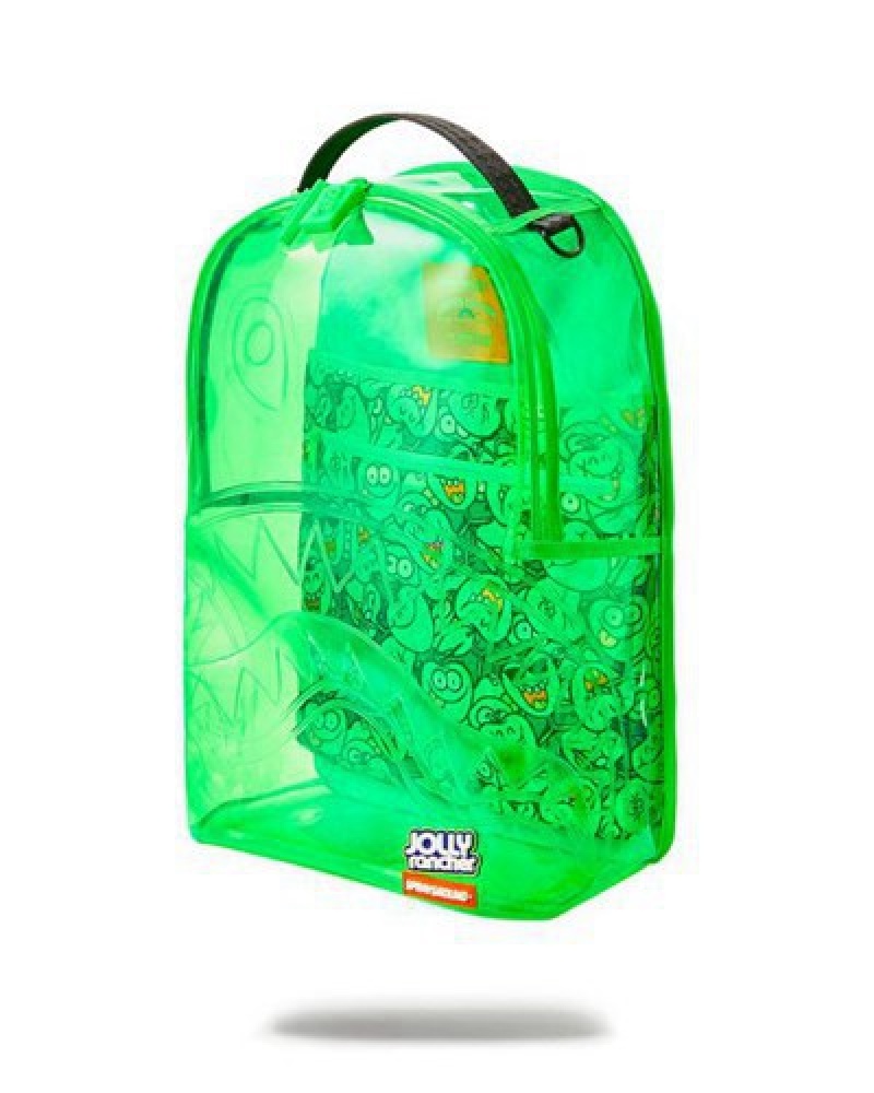 Green Sprayground Jolly Rancher Backpacks | 14260-EQJL