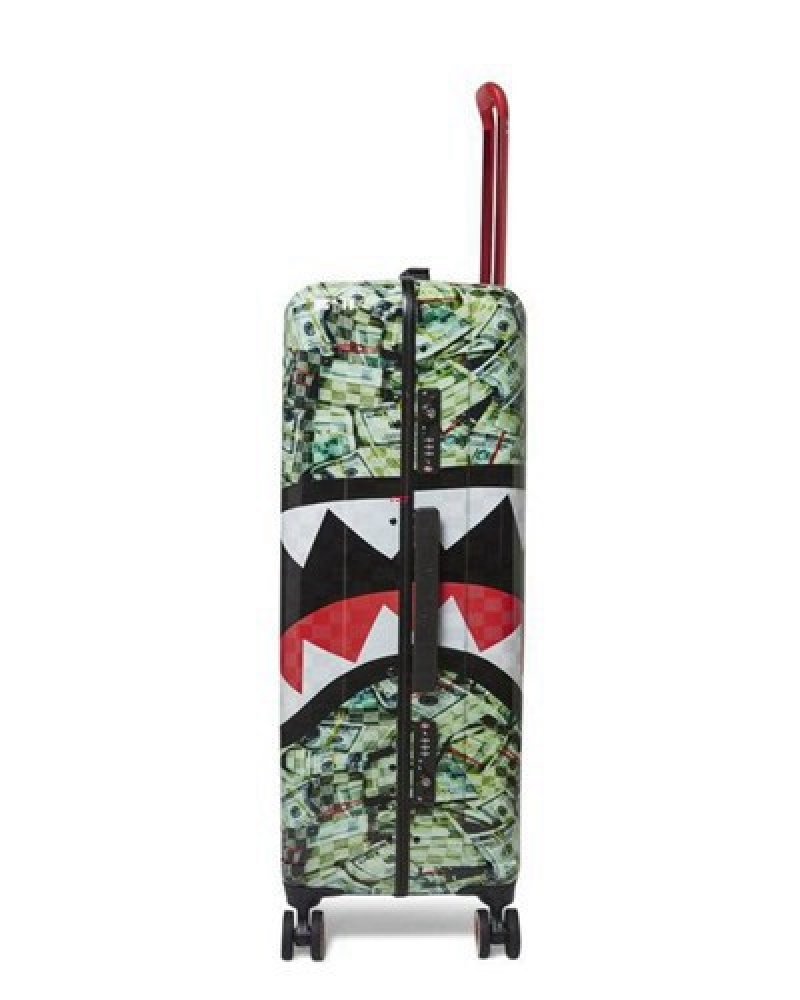 Green Sprayground Mama I Made It Luggage Set | 43107-CVUR