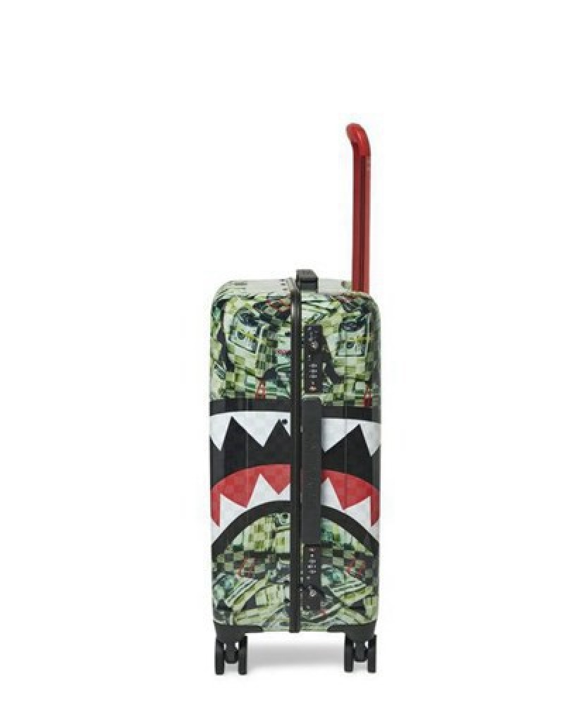 Green Sprayground Mama I Made It Luggage Set | 43107-CVUR