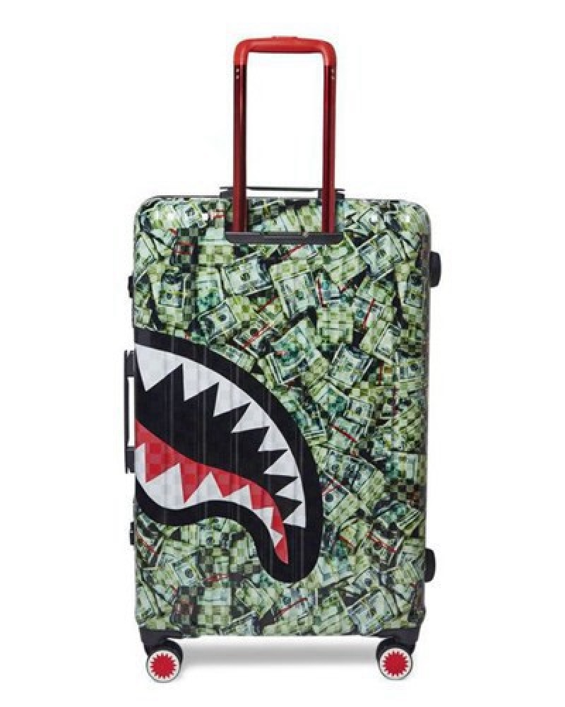 Green Sprayground Mama I Made It Luggage Set | 43107-CVUR