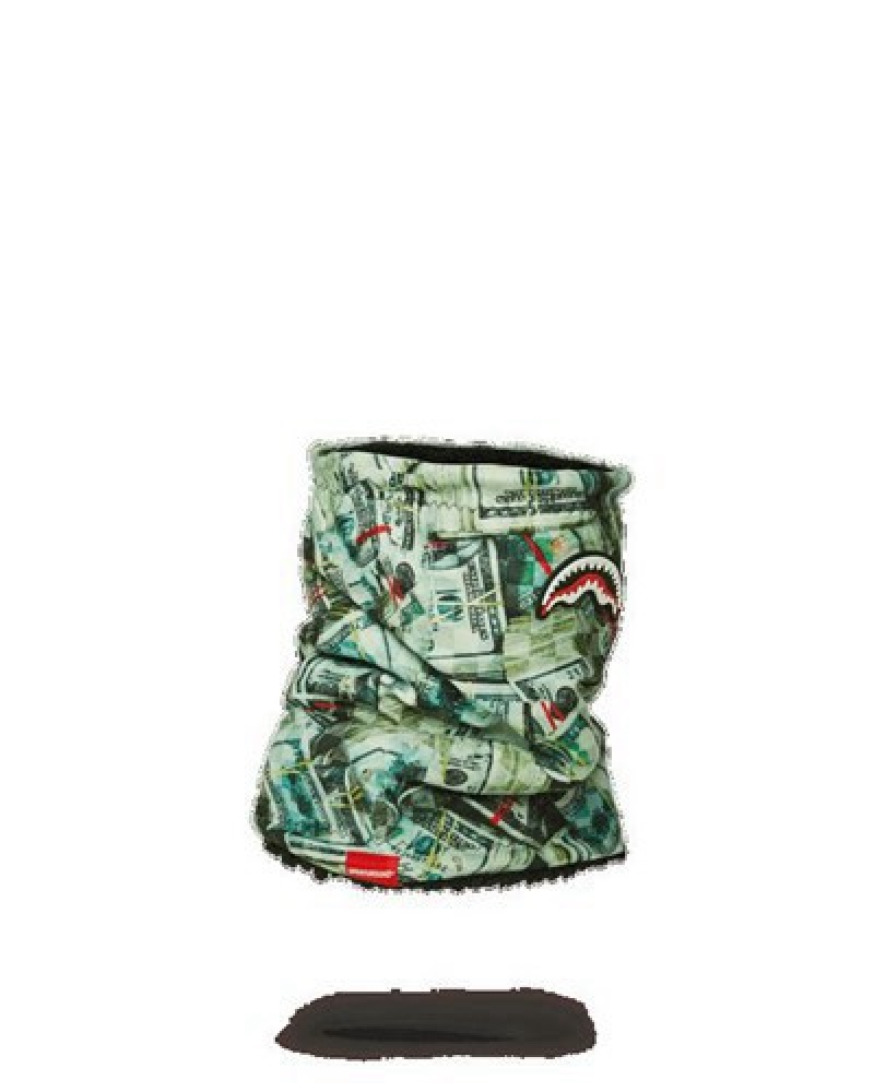 Green Sprayground Mama I Made It Neck Warmer | 35910-WGJQ