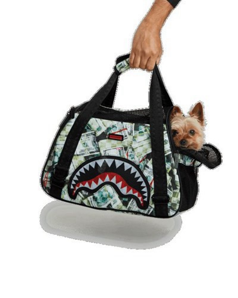 Green Sprayground Mama I Made It Pet Carrier Backpacks | 57408-KETM