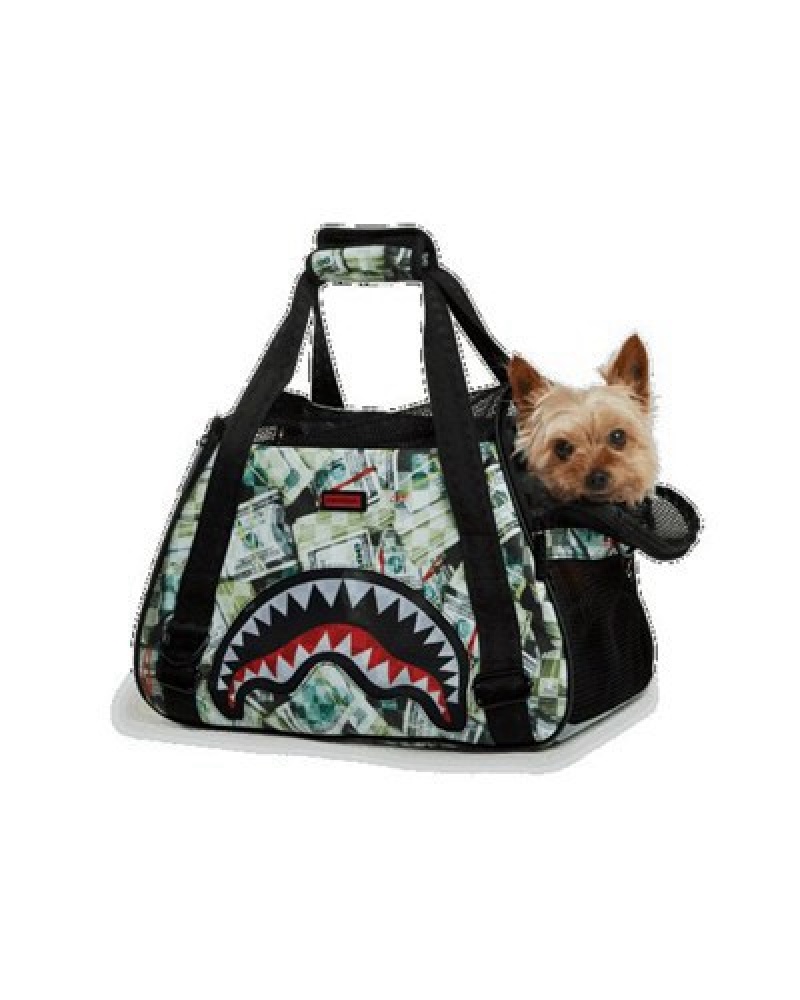 Green Sprayground Mama I Made It Pet Carrier Backpacks | 57408-KETM