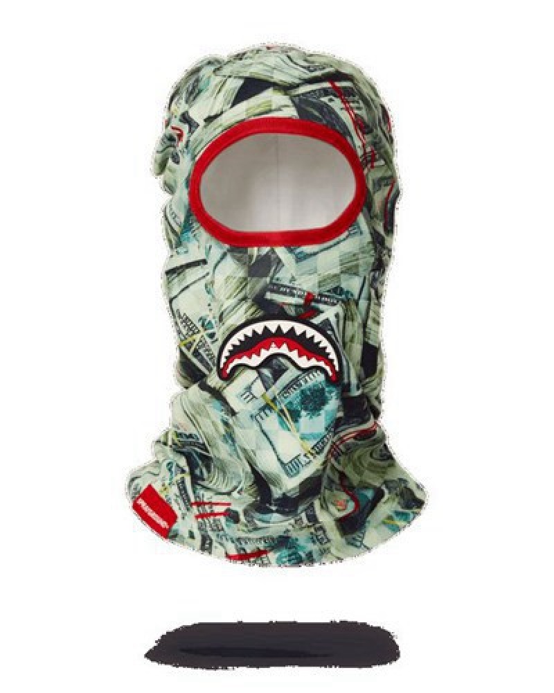 Green Sprayground Mama I Made It Ski Masks | 16935-TDKO