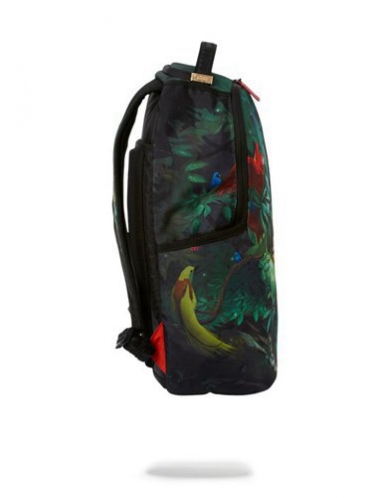 Green Sprayground Mama Nature Backpacks | 67540-WPMF