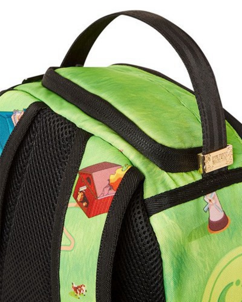 Green Sprayground Mini Alien Farm Backpacks | 32580-DCIT