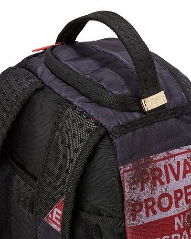 Green Sprayground Private Property (Dlxr) Backpacks | 41873-XDYU