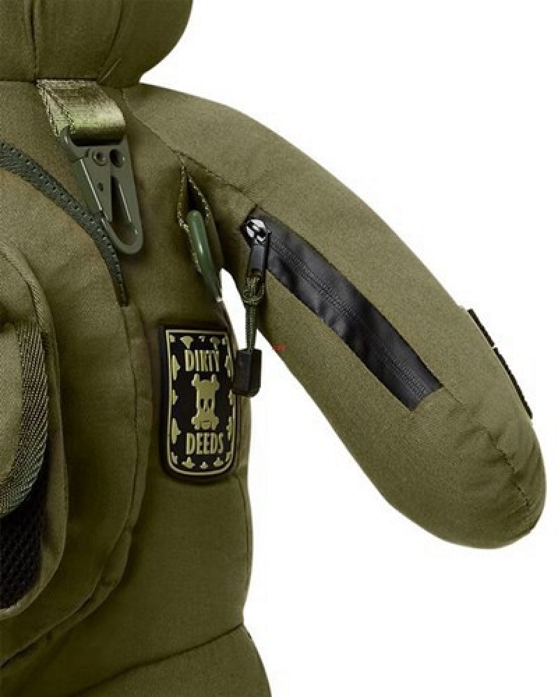 Green Sprayground Special Ops Full Throttle Moneybear Teddybear Backpacks | 83951-GRLI