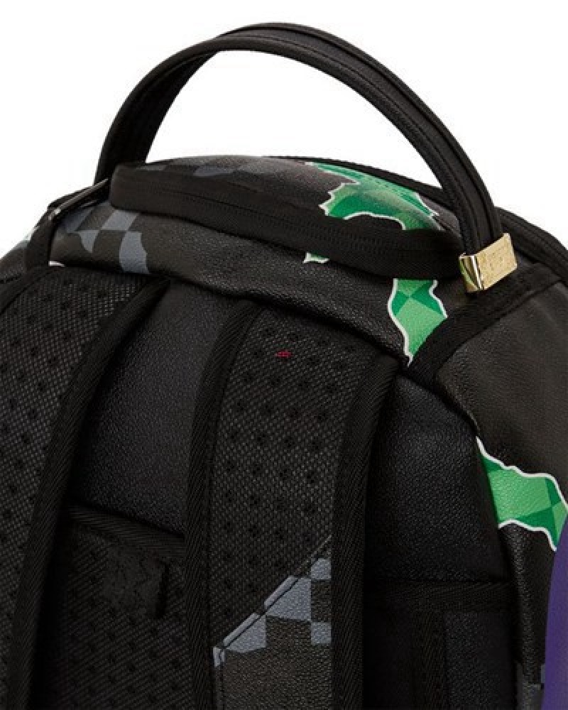 Green Sprayground The Wild One (Dlxv) Backpacks | 39468-YQNT