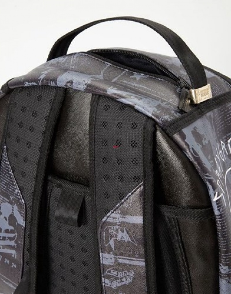 Grey Sprayground Coast To Coast Backpacks | 16345-SMBP