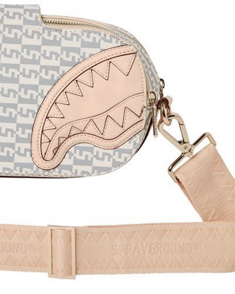 Grey Sprayground Crème De La Crème Crossbody Bags | 47106-UIDP