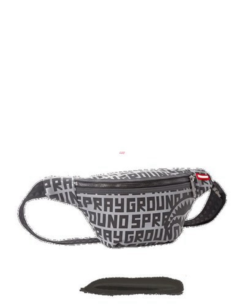 Grey Sprayground Infiniti 3m Savvy Crossbody Bags | 71869-ZJLQ