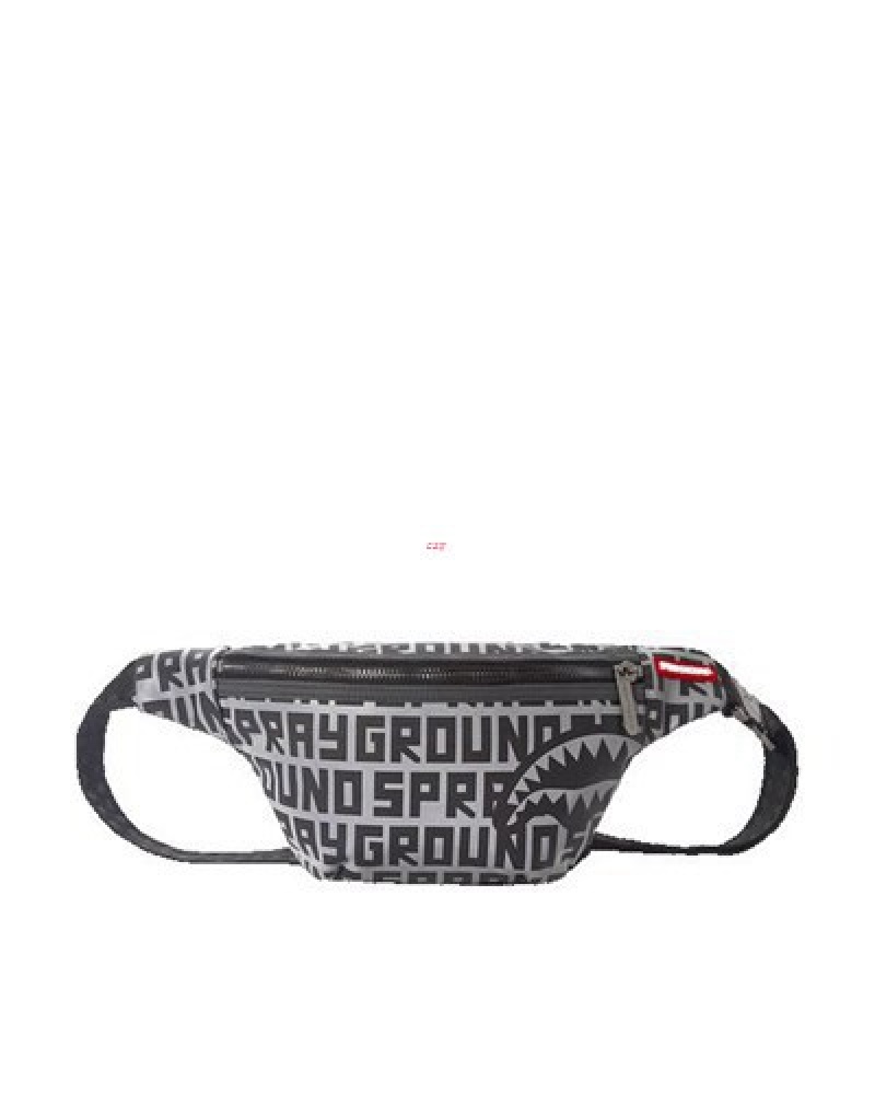 Grey Sprayground Infiniti 3m Savvy Crossbody Bags | 71869-ZJLQ