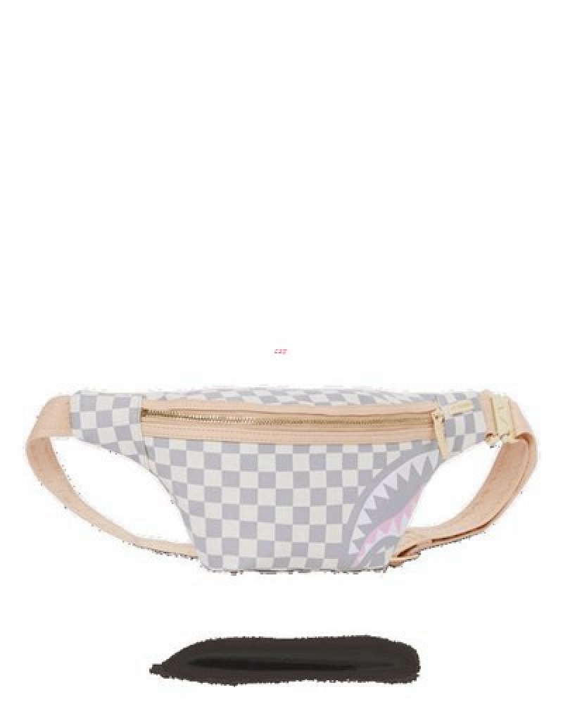 Grey Sprayground Rose All Day La Palais Savvy Crossbody Bags | 43982-KTRV