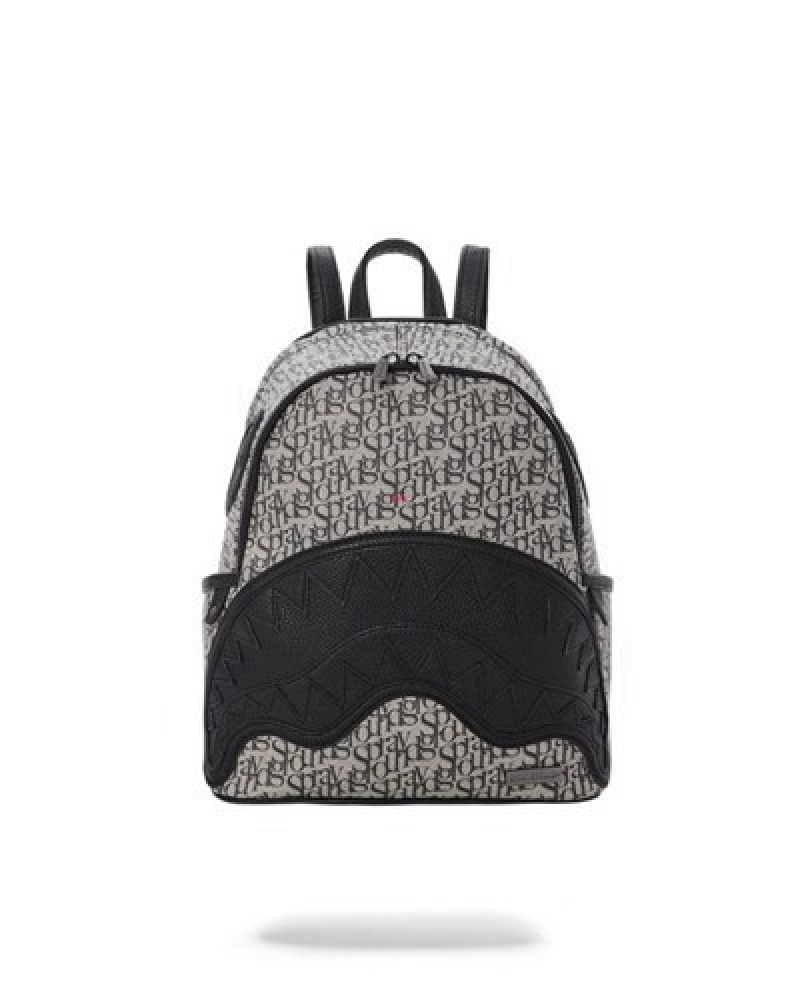 Grey Sprayground Sg All Day Savage Backpacks | 58920-FPWQ